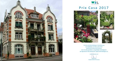 Die Bauherrschaft der Liegenschaft «Krokodil» an der Gallusstrasse 14, im Westquartier, erhielt 2004 den Prix Casa. Das 1908 vom Wiler Architekten Paul Truniger (1878-1946) entworfene Gebäude ist mit markanten Merkmalen des Jugendstils gekennzeichnet.