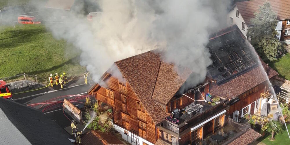 Das Haus ist nicht mehr bewohnbar.