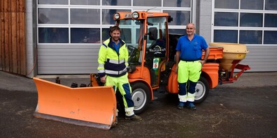 Das neue Schneeräumfahrzeug der Gemeinde Walzenhausen.