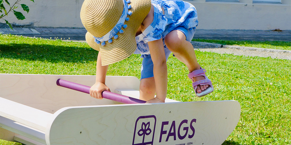 Auf der Fags-Wippe: Fördern kann auch ganz verspielt sein.