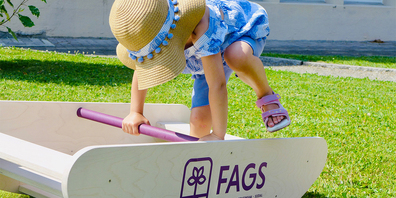 Auf der Fags-Wippe: Fördern kann auch ganz verspielt sein.