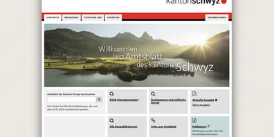 Der Schwyzer Kantonsrat gab im Frühling dieses Jahres einem gedrucktem Amtsblatt eine Gnadenfrist bis längstens Ende 2028. (Symbolbild)