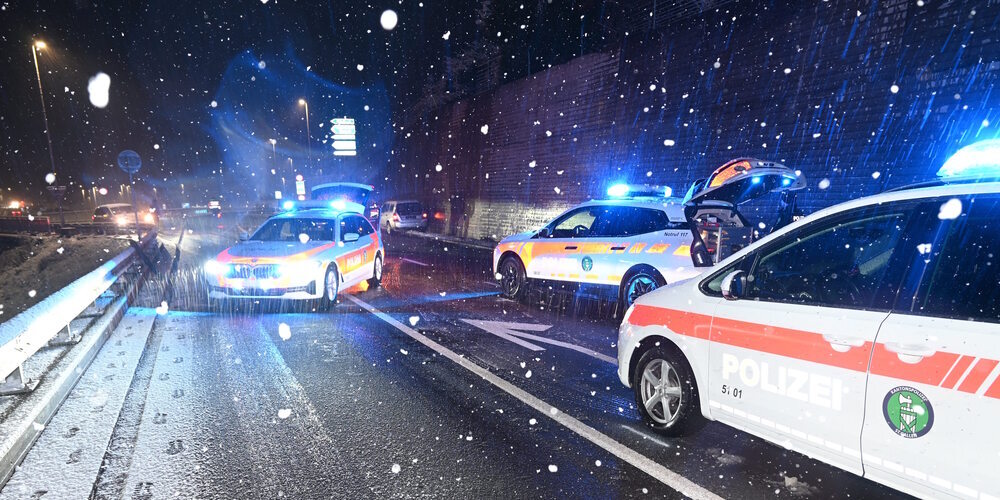 Die Strassensperre bei  Dietfurt