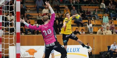 Noah Bolt im Match gegen den HC Kriens-Luzern.