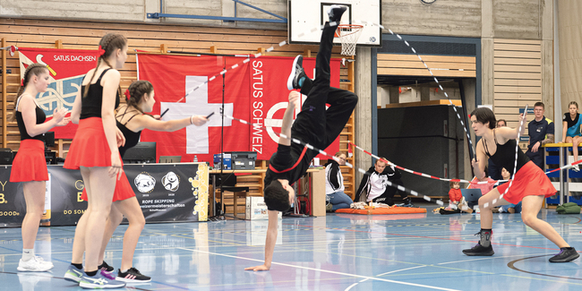 Am vergangenen Samstag fanden die Rope-Skipping-Schweizermeisterschaften auf der Breite statt.
