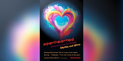 Der Gospelchor Rhythm and Glory konnte auch dieses Jahr wieder viele treue Zuhörerinnen und Zuhörer zum Konzert openhearted begrüssen. .