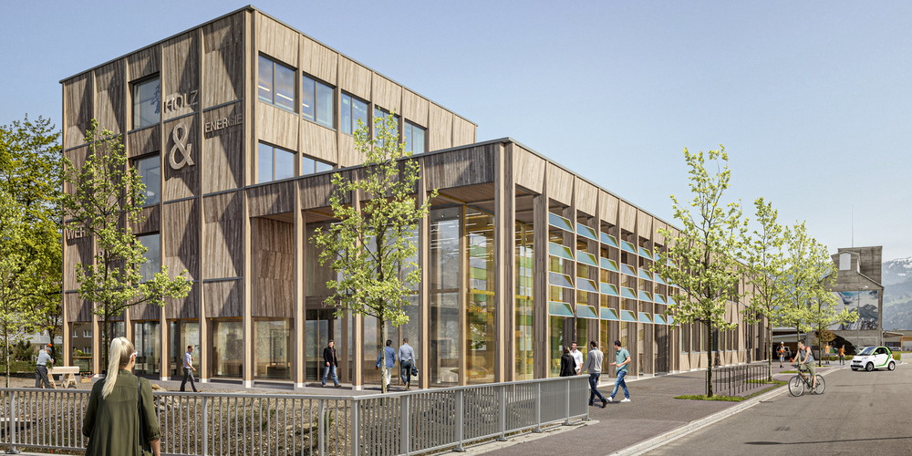 Hier im Werkraum Holz&Energie wird das Forum Innovation und Nachhaltigkeit seine Aktivitäten entfalten.