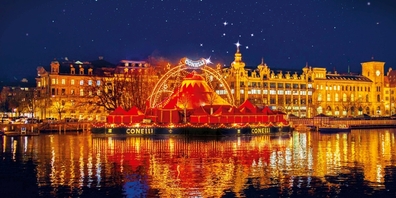 Funkeln und Strahlen: Der Conelli ist wieder auf dem Bauschänzli.