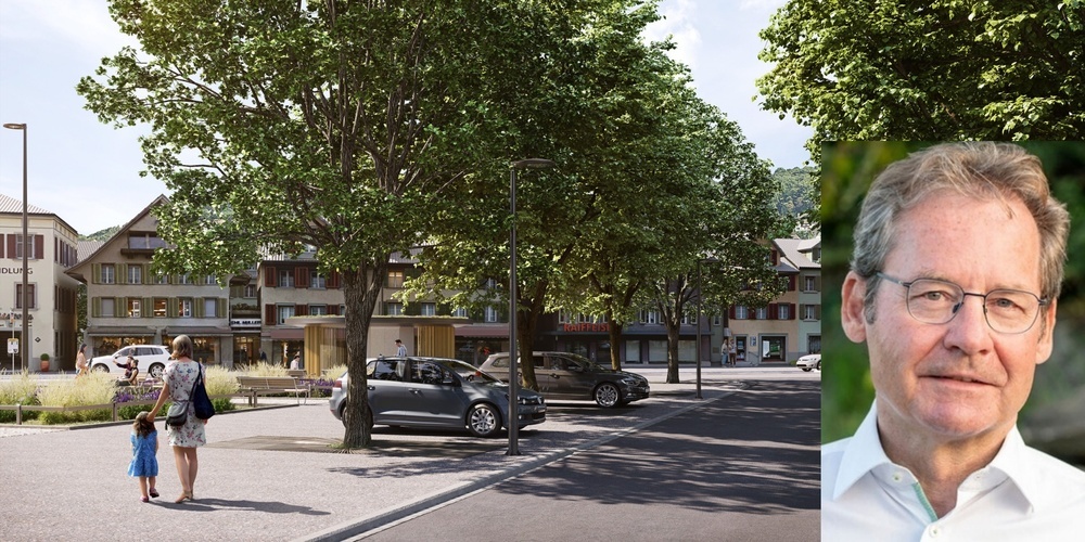 Gemeindepräsident Félix Brunschwiler setzt sich für die Zentrumsgestaltung ein.