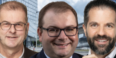 v.l.n.r.: Philipp Maurer, Adis Merdzanovic , Adrian Bangerter