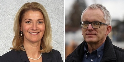 Kopf-an-Kopf-Rennen von Sandra Nater und Max Eugster.