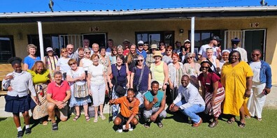 Die Reisegruppe der Pfarrei Diepoldsau-Schmitter unterwegs in Südafrika.
