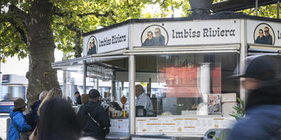 Der «Imbiss Riviera» und das «Bistro & Grill am See» am Zürcher Bellevue kämpfen gegen das drohende Aus. (Archivbild)