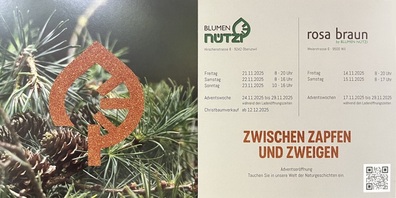 Willkommen bei rosa braun in Wil und bei Blumen Nützi in Oberuzwil. und 