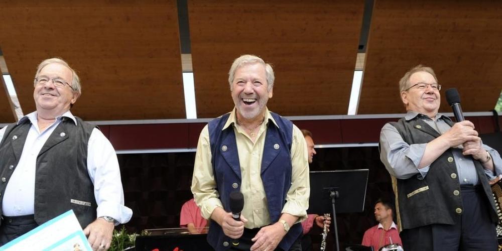 Guido Eugster (rechts), das älteste Mitglied der Musikgruppe Trio Eugster, ist am Karsamstag im Alter von 84 Jahren gestorben.