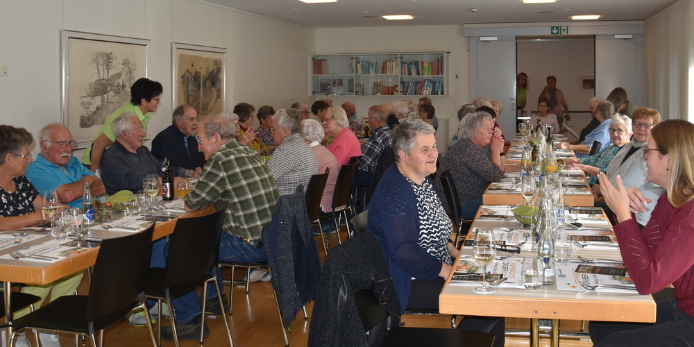 Plaudern und geniessen.