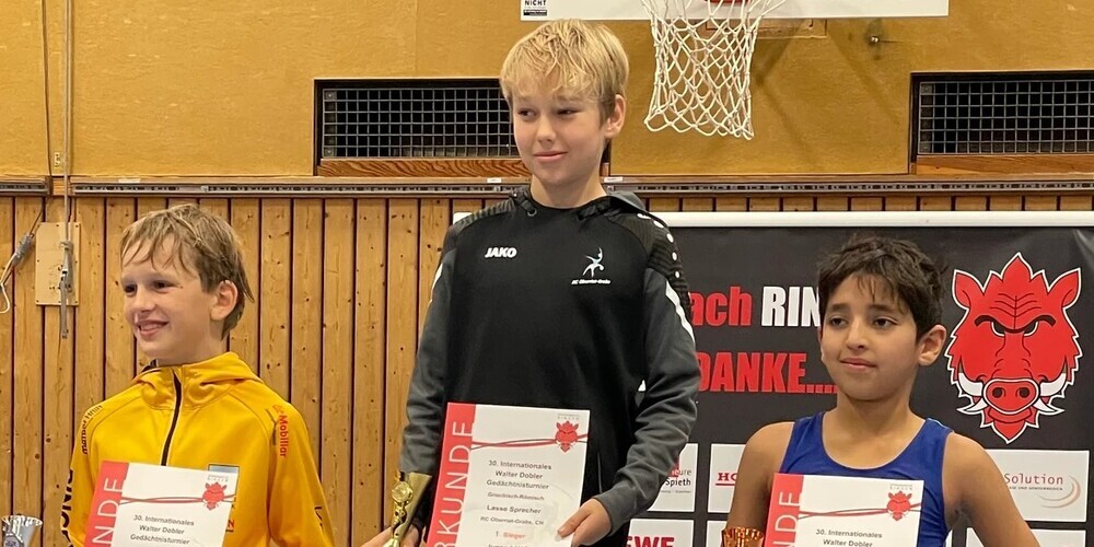 Sprecher gewann die Kategorie bis 35 kg.