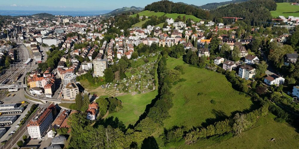 Das Areal Ruckhalde in St.Gallen