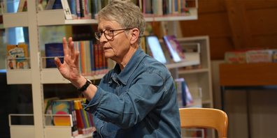 Packend: Susanne Triet versteht es, die Kinder mit ihrer lebhaften Erzählweise in den Bann zu ziehen.