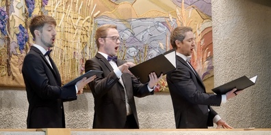 Die jungen «Tenori Bavaresi» und das Orchester con brio begeisterten das Publikum restlos.