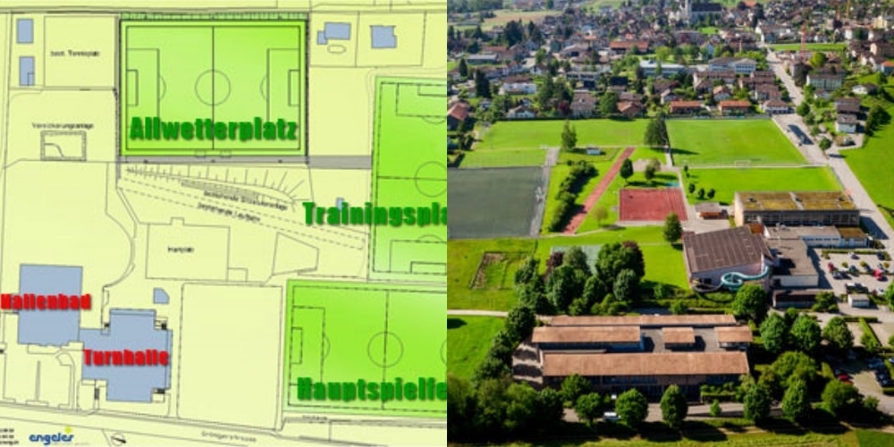 Sportanlage Breite (Symbolbild)