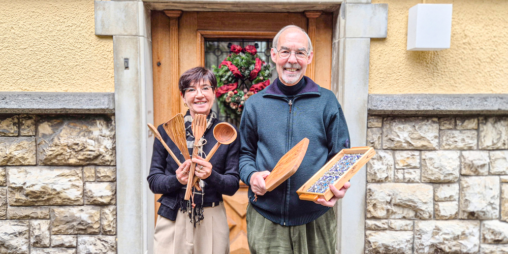 Der «Bock» besuchte bereits vergangenes Jahr, bei der ersten Auflage der Aktion «Markt von Bethlehem», Carmen und Walter Isler. Am 13. und 14. Dezember haben die beiden einen Stand direkt beim Münsterportal und freuen sich über jeden Besuch.