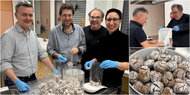 Mitglieder vom Kiwanis Club Benken-Linth backten fleissig für den guten Zweck.