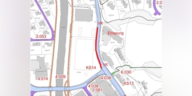 Region der Baustelle.