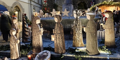 Die wunderschönen Krippenfiguren sind Zeichen, dass bald Weihnachten ist. 