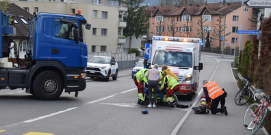 Der verunfallte Mann war nach dem Unfall nicht ansprechbar.
