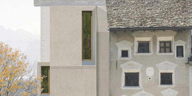 Ein neuer Flügel mit Aufzug und einem neuen Ausstellungssaal: So sieht der Plan für die Renovierung des Museums "Ciäsa Granda" in Stampa aus. Die Kosten für die Arbeiten belaufen sich auf 15 Millionen Franken.