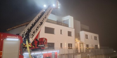 Brand an der Rosenhügelstrasse in Flawil.