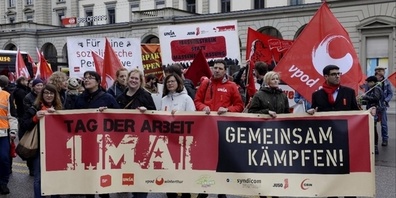 1. Mai Demonstration (Symbolbild).