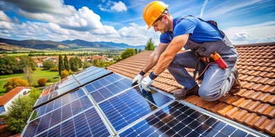 Eine neue schweizweite Regelung zur Einspeisung von Solarstrom durch neue Photovoltaikanlagen gilt bald in sechs Linthgebiet-Gemeinden. (Symbolbild)