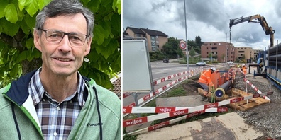 Hans Oberholzer beklagt das Fernwärme-Aus.