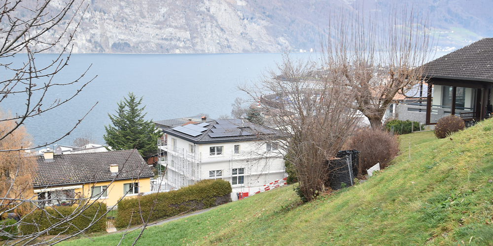 Ohne Bewilligungen an der Arbeit: Im Lehrüti-Quartier hat die Kantonspolizei eine ­Baustellenkontrolle durchgeführt.
