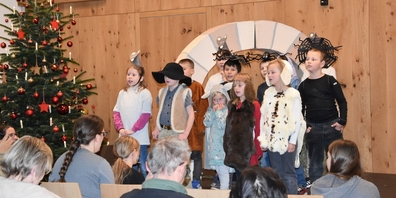 Das Krippenspiel wurde seit den Herbstferien einstudiert.