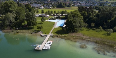 Restaurant und Eingangsbereich des Strandbads Baumen sollen saniert werden.