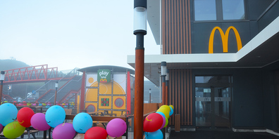 Der McDonald's im Fuchsberg hat am 18. Dezember neu eröffnet. Schon von aussen sieht man eine deutliche Veränderung.
