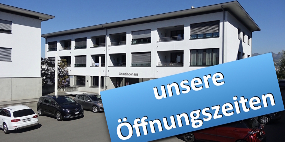 Die Gemeinde Benken teilt die Öffnungszeiten ihrer Büros während der Festtage mit.