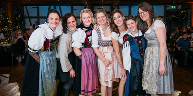 Tag der Entscheidung: In der Finalsendung entscheidet sich, ob die Pfäferserin (dritte von rechts) sich den Titel Landfrau des Jahres holt.