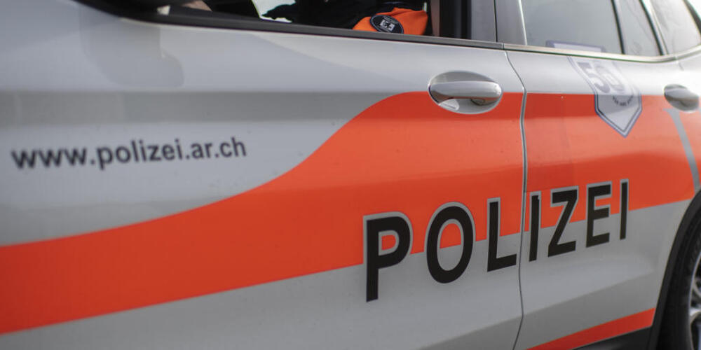 Die Kantonspolizei Appenzell Ausserrhoden musste wegen eines Brandes ausrücken. (Archivbild)