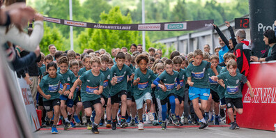 Der Auffahrtslauf 2026 bietet ein Lauferlebnis für Gross und Klein.