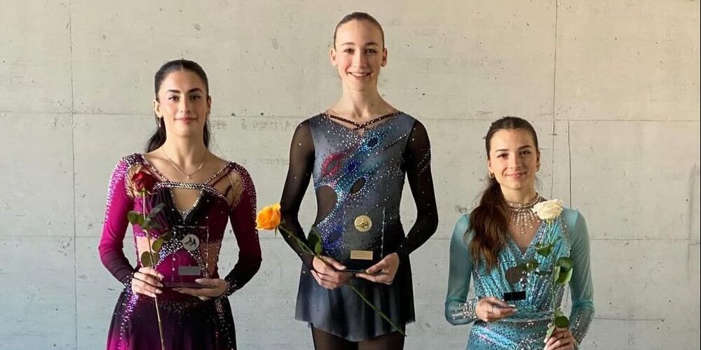 Noemi Berter (links) ergatterte sich den 2. Podestplatz.