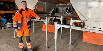 Beat Weibel, Leiter Winterdienst bei der Gemeinde, ist bereit für den Winter.