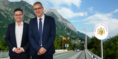 Sascha Schmid (SVP) und Christian Lippuner (FDP)