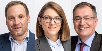 Lukas Reimann, Franziska Ryser und Roland Rino Büchel