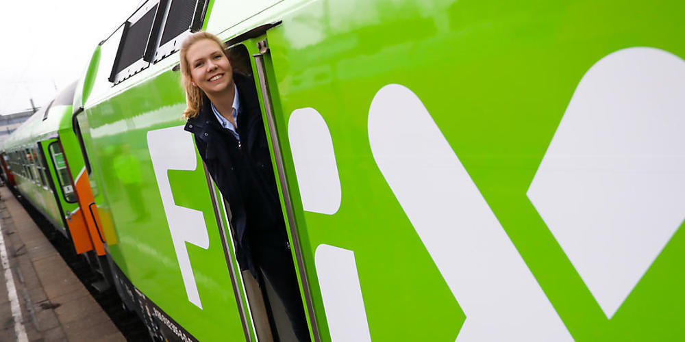 Die grünen Flixtrain-Züge sollen nach Deutschland bald auch in Schweden unterwegs sein. (Archivbild)
