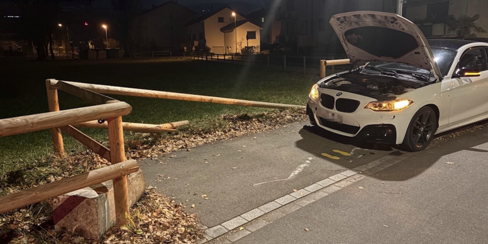 Ein 27-jähriger Mann wurde von der Kantonspolizei St.Gallen als fahrunfähig eingestuft.