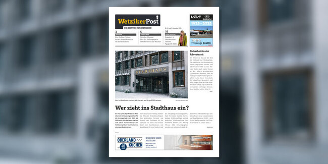 Die Wetziker Post Nr. 14 vom 5. Dezember 2025.